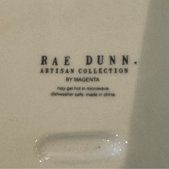 Rae Dunn Two Piece Dinner Plate Set, Tis The Season and Peace On Earth - Picture 6 of 8